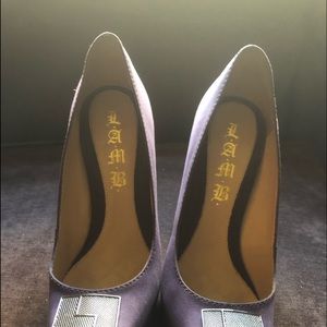 BY “L.A.M.B” PURPLE HIGH HEELS